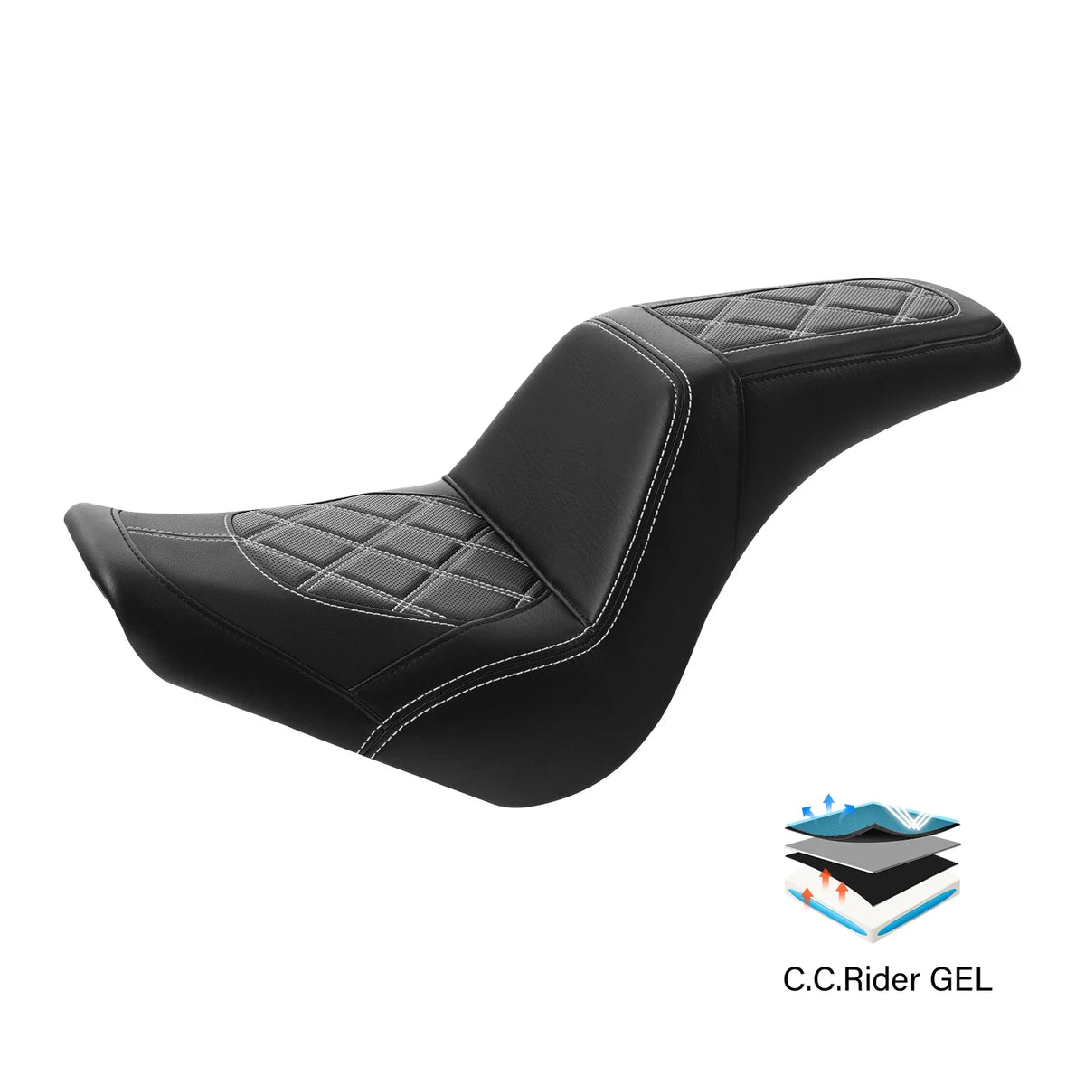 Gel Seat for Softail FXST & Street Bob FXBB Harley (2018–2025)