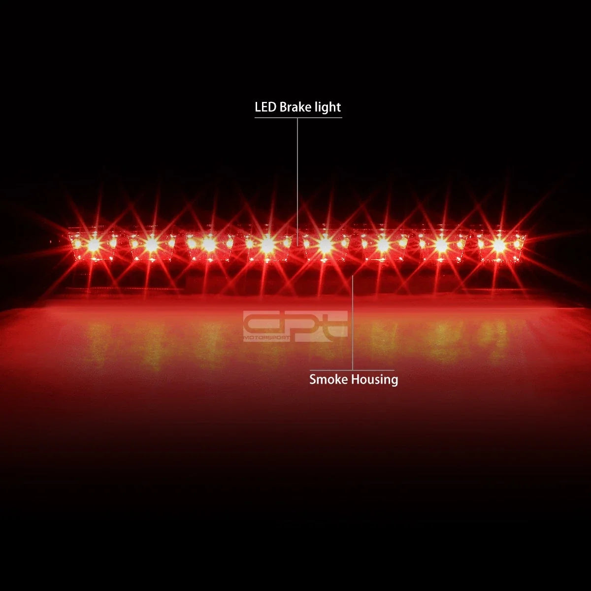 LED Third Brake Light for Nissan Pathfinder (1993–1995) - Smoked Housing