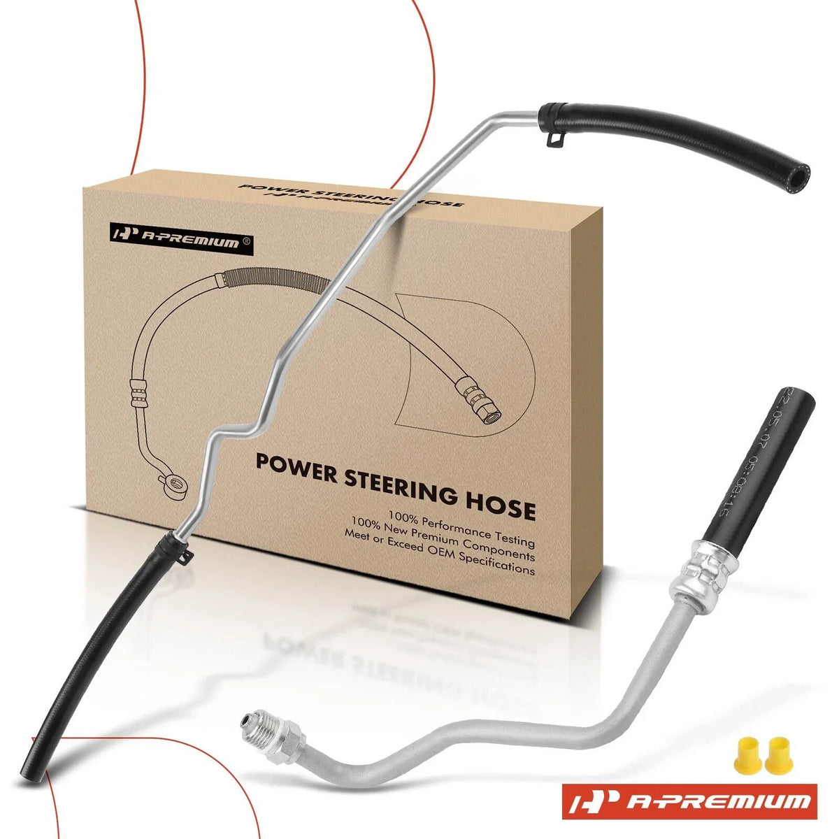2X Power Steering Return Line Hose Assembly for Ford Explorer (2002–2010)