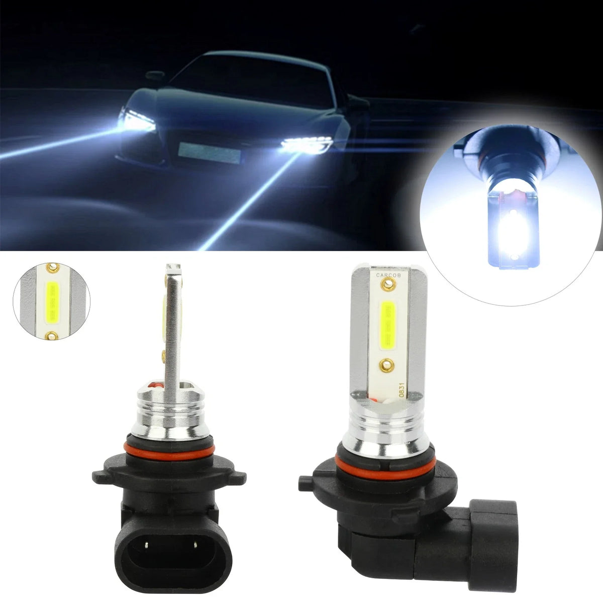 LED Headlight Bulb Conversion Kit 9005 HB3 for Toyota Hilux N70