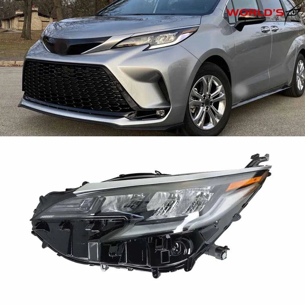 LED DRL Headlight for Toyota Sienna XSE (2021–2023) Replacement Driver Left