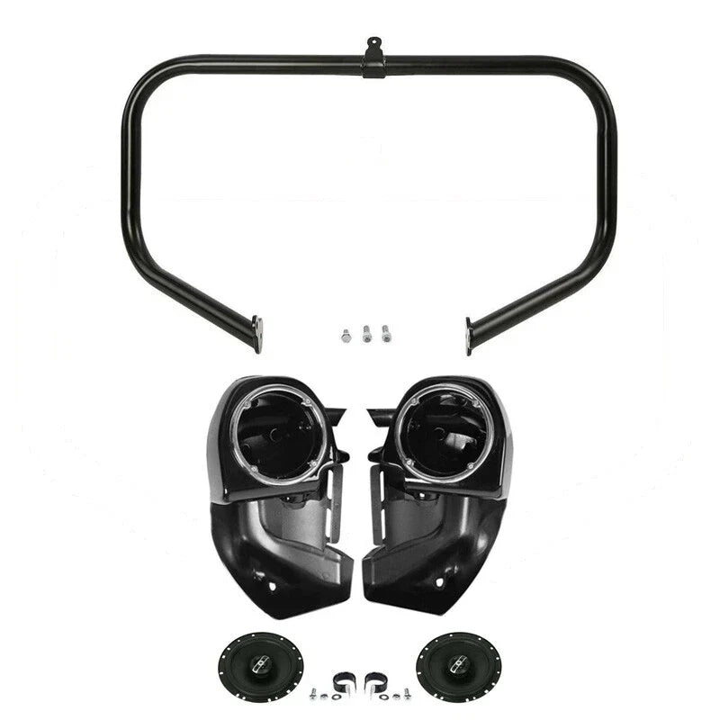 Lower Vented Fairings Speakers for Road King Glide 2009-2013