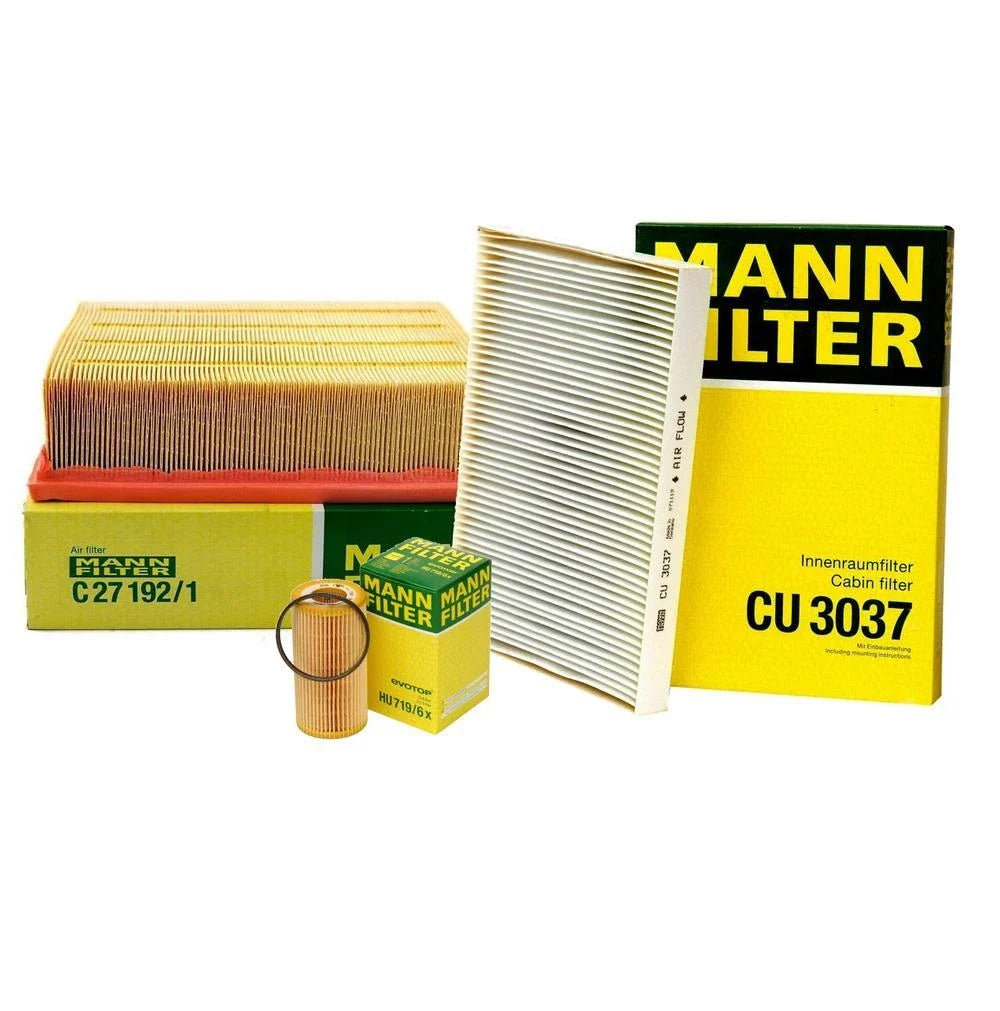 Mann Oil Air Cabin Filter Service Kit for Audi A4 Quattro (2001–2008)