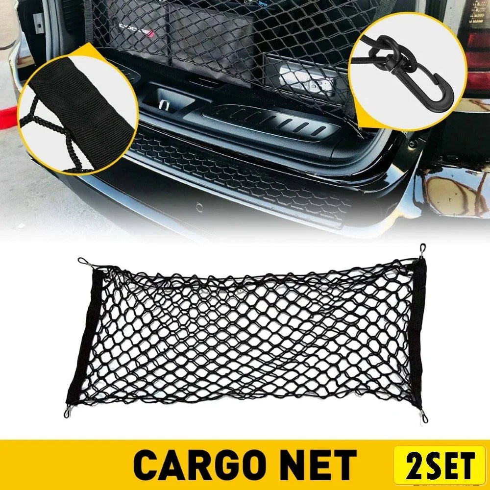 Universal Car Interior Accessories: Set of 2 Cargo Envelope Nets