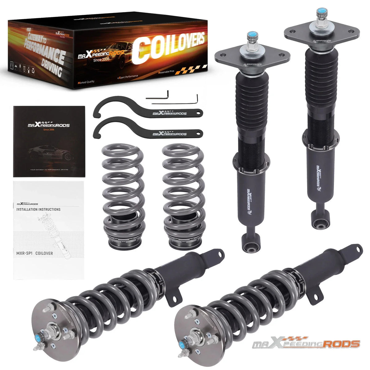 Coilover Shocks Struts Kit for Dodge Challenger Charger (2011–2022)