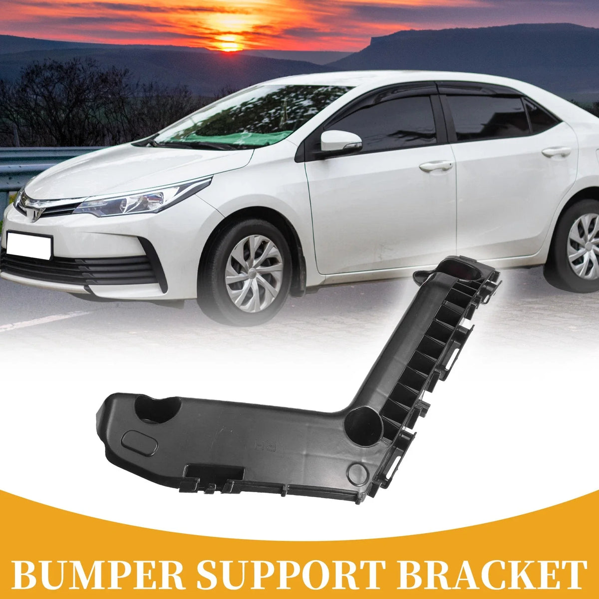 RH Front Bumper Support Bracket for Toyota Corolla (2017–2019) 1 Pc