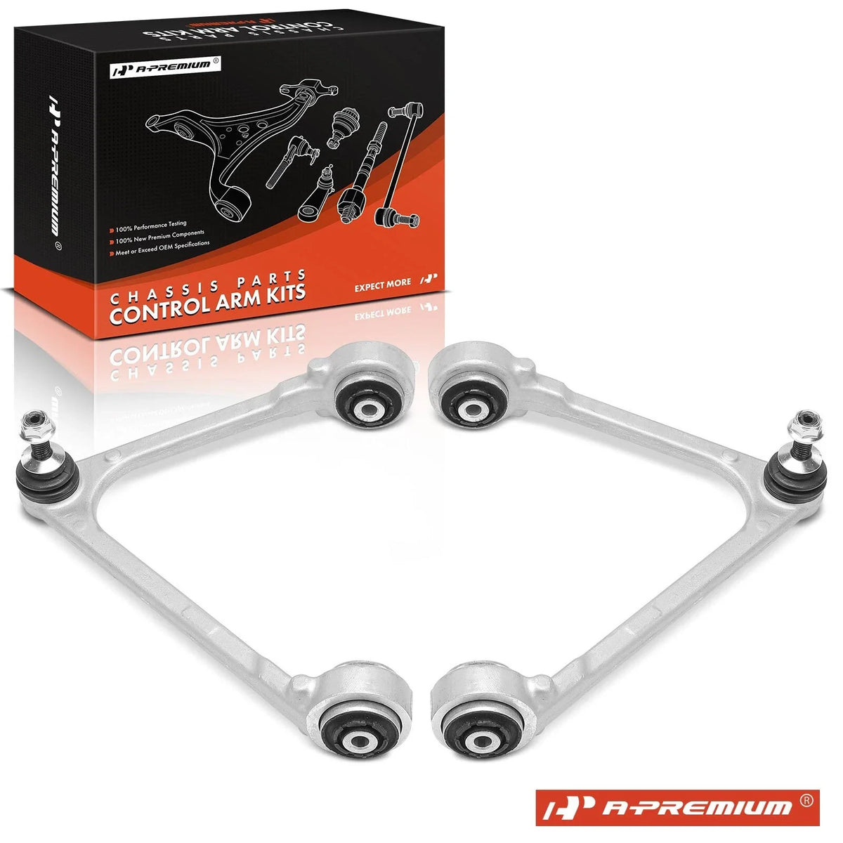 2X Front Upper Control Arm with Ball Joint for Ford Thunderbird (1980–1988)