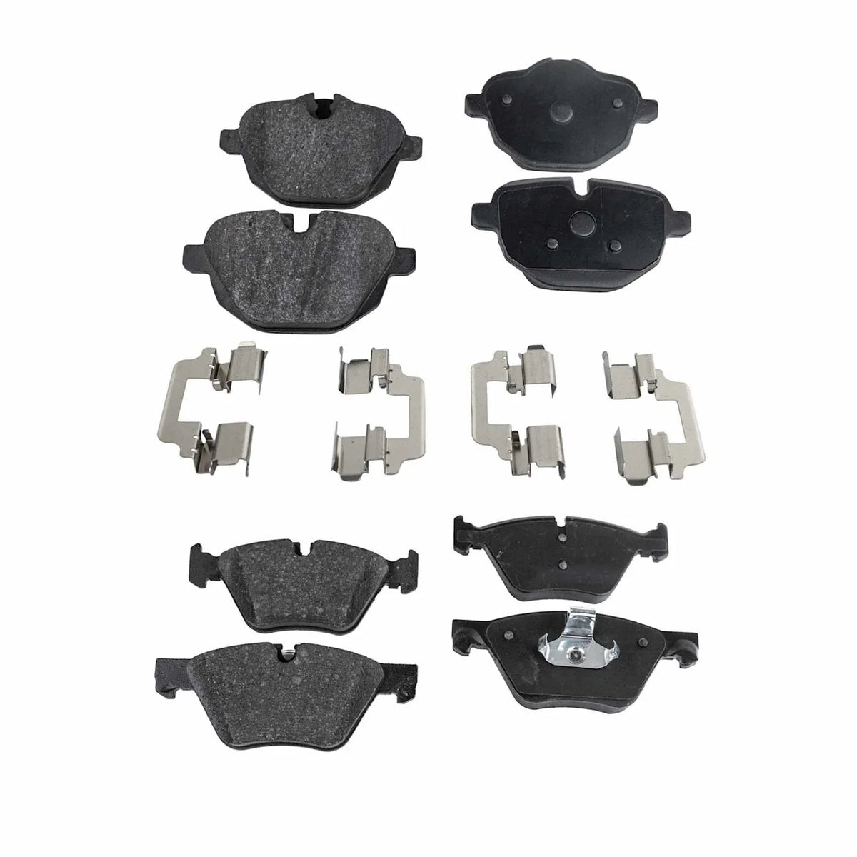 4-Piece NAO Brake Pads for 2011-2016 BMW 528i, 528i xDrive