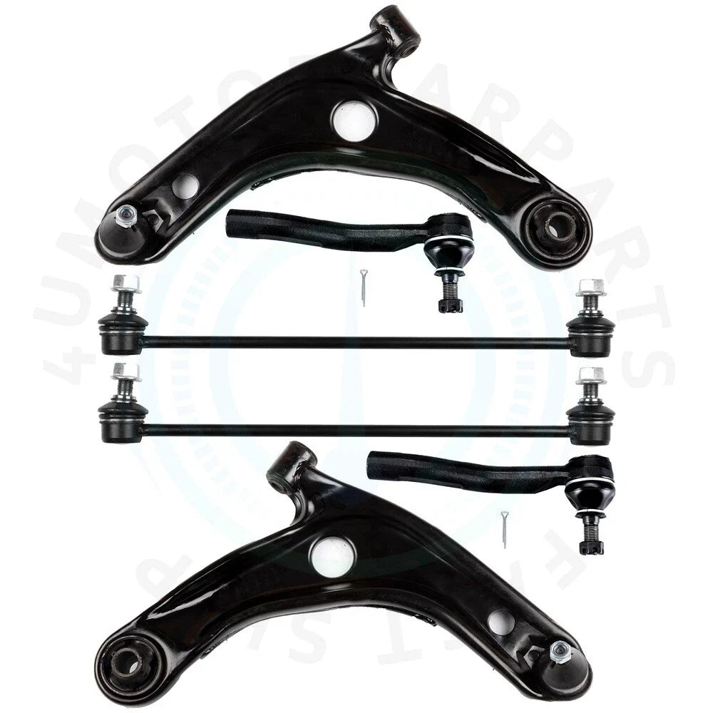 Set of 6 Front Lower Control Arms for Toyota Yaris (2010–2011)