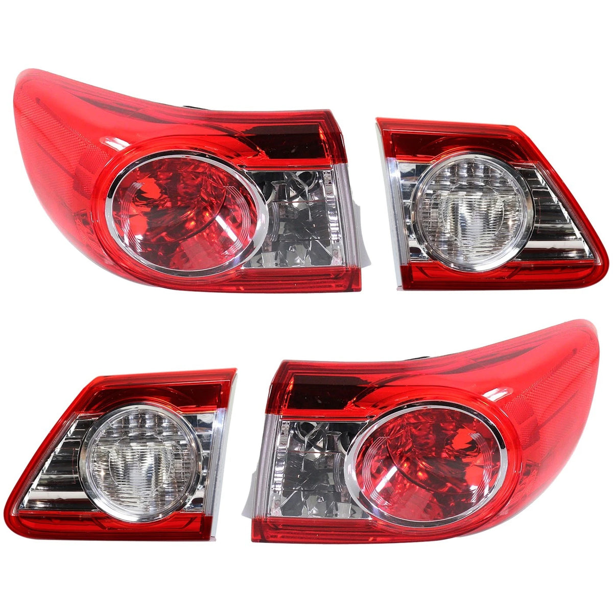 Tail Light for Toyota Corolla (2011–2013) Driver & Passenger Side
