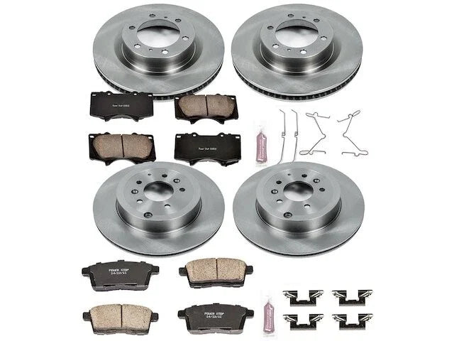 Front and Rear Brake Pad and Rotor Kit for Mazda CX-9 (2007–2015) SQ726HN