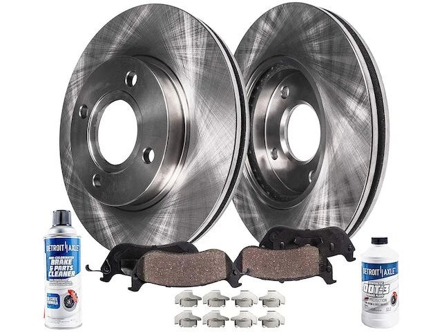 Front Brake Pad and Rotor Kit for Mazda Protege (1990–1998) HZ324ZG