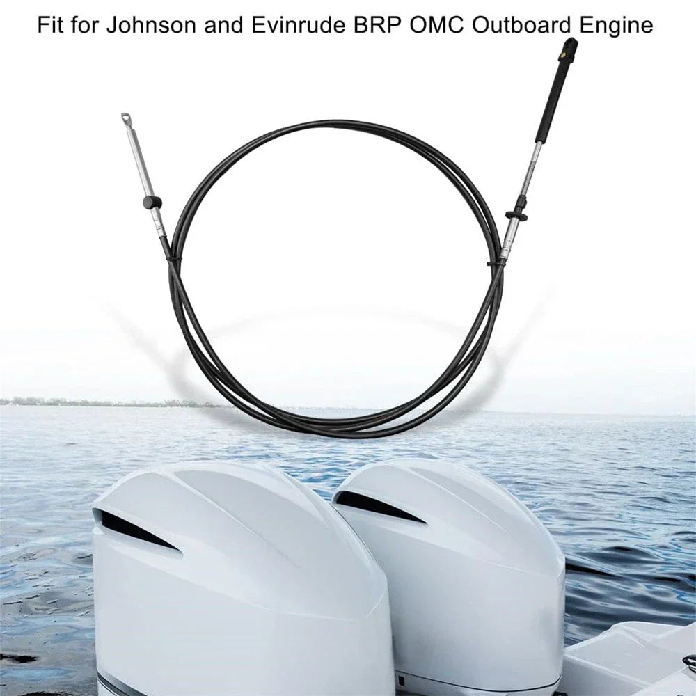 12FT Control Cables for Johnson Evinrude Engine in Watercraft