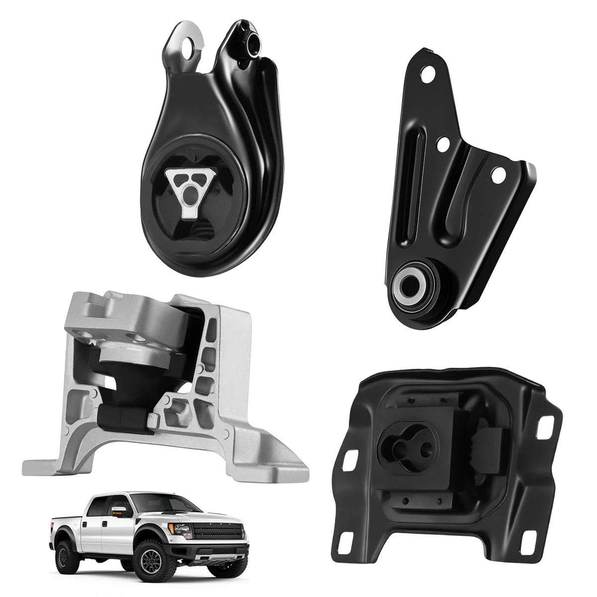 4-Piece Engine Motor & Transmission Mounts for Mazda 3 (2010)