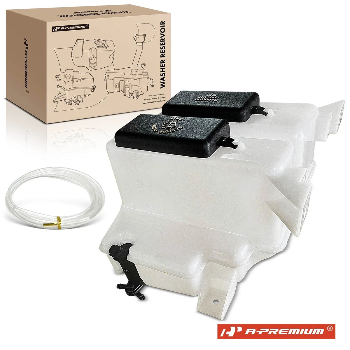Windshield Washer Reservoir with Cap & Pump for Ford Explorer (1998–2001)