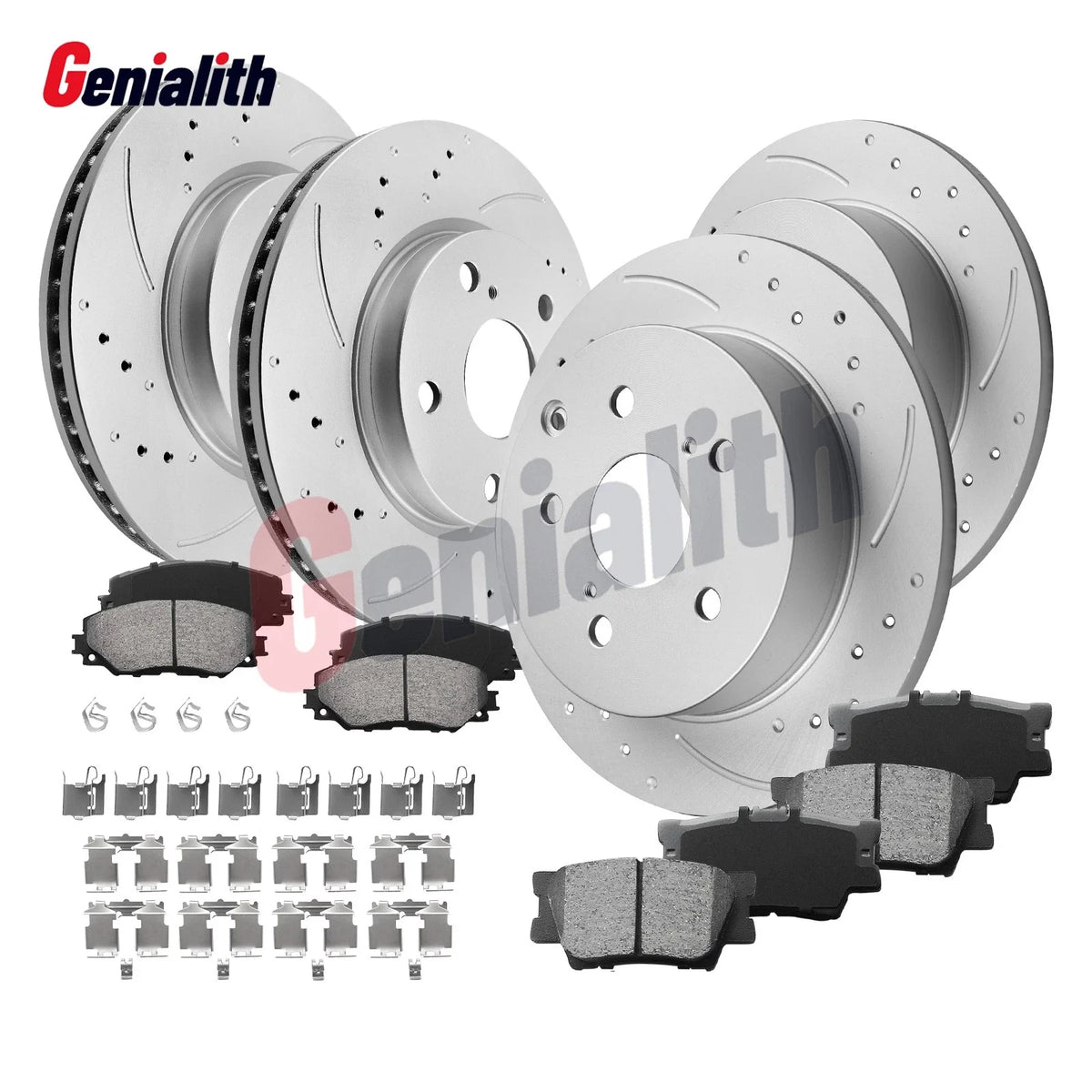 Disc Rotors and Brake Pads for Lexus HS250h 2006-2010 & Toyota RAV4