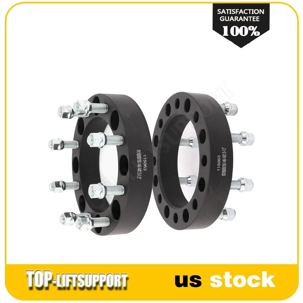 2X Wheel Spacers for GMC Sierra, Chevy Silverado 2500 HD (8x180)