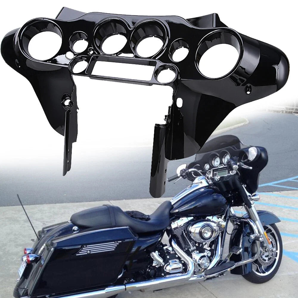Glossy Black Batwing Inner Fairing for Harley Touring Electra Street Glide