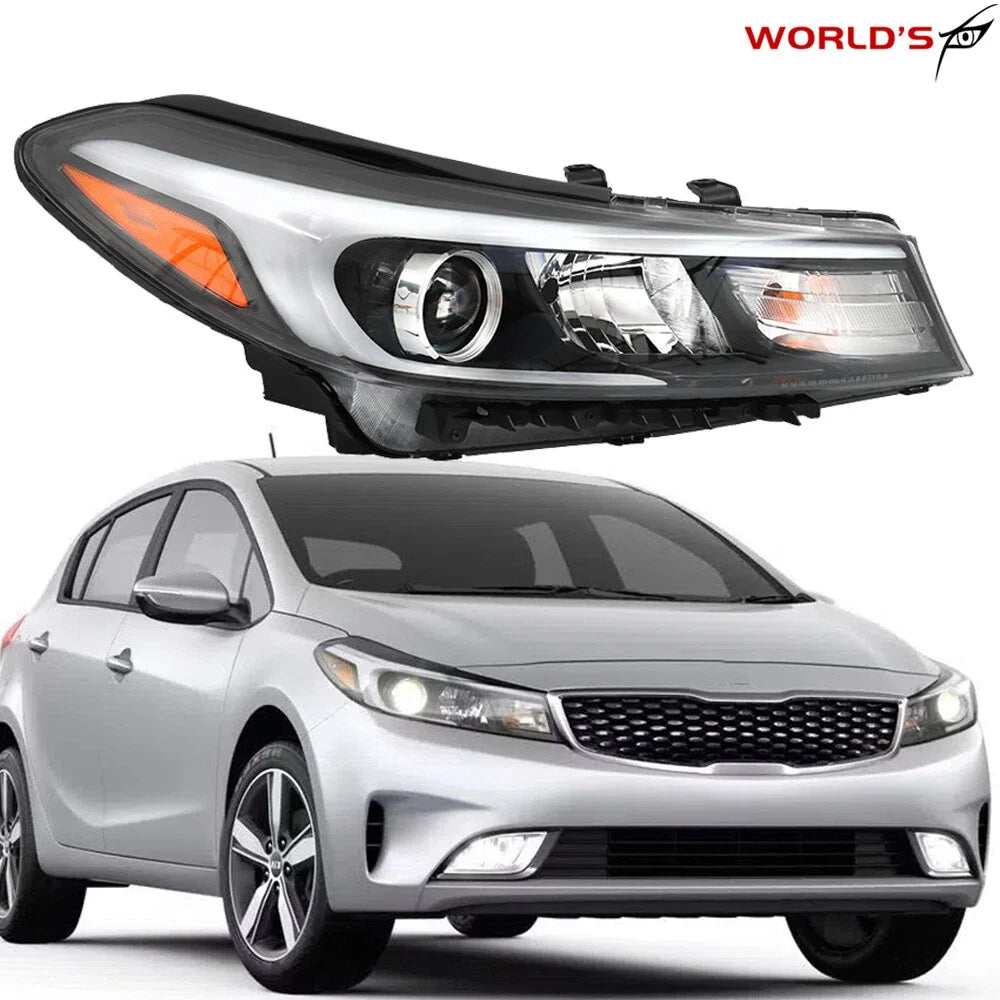 Halogen Headlight Assembly for Kia Forte/Forte5 (2017–2018) Passenger Side