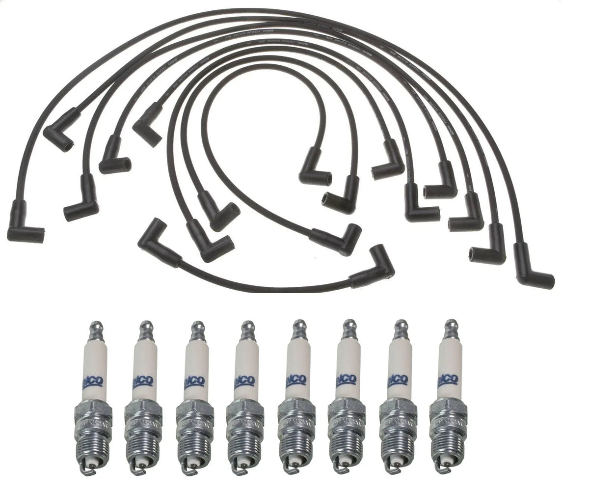 Pro Ignition Wire Set & ACDelco Rapidfire Spark Plugs for Chevy GMC 5.7 V8 (1996–2002)