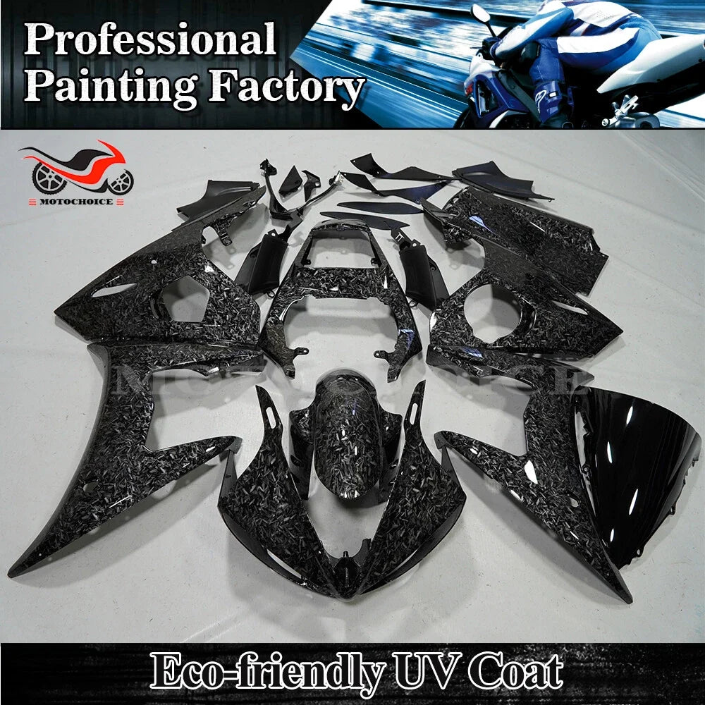 Carbon Fiber Fairing Kit, Forged for Yamaha YZF R6 (2005)