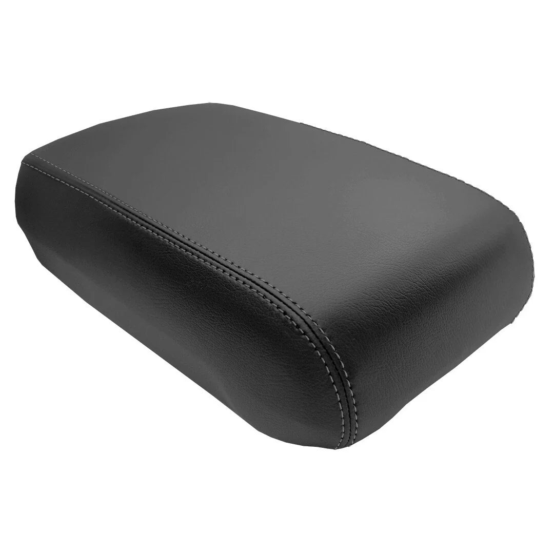 Leather Console Armrest Cover for Jeep Grand Cherokee (1993–1998) Gray Stitch