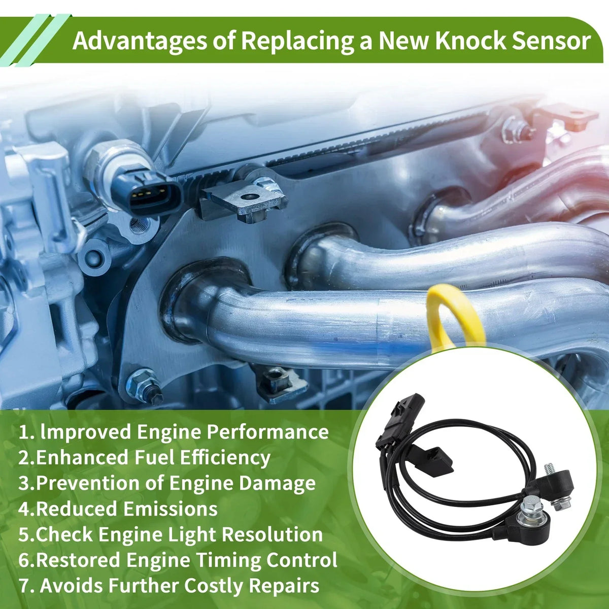 Ignition Knock Sensor for Dakota (2004-2006)