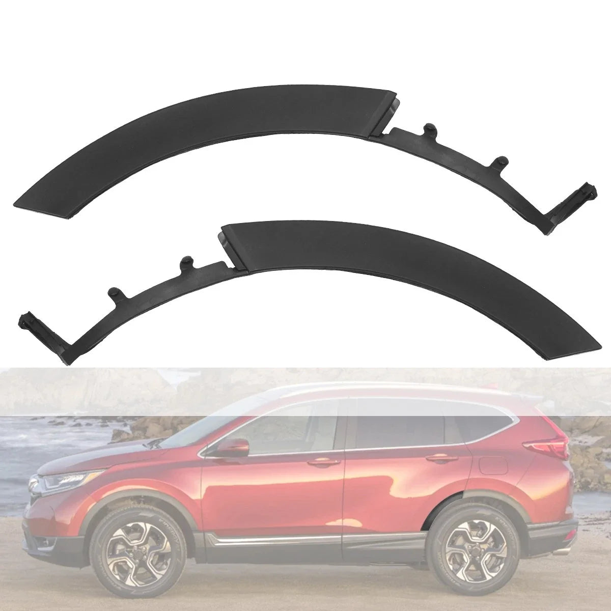 2X Door Flare Molding Trim for Honda CR-V (2017–2022)