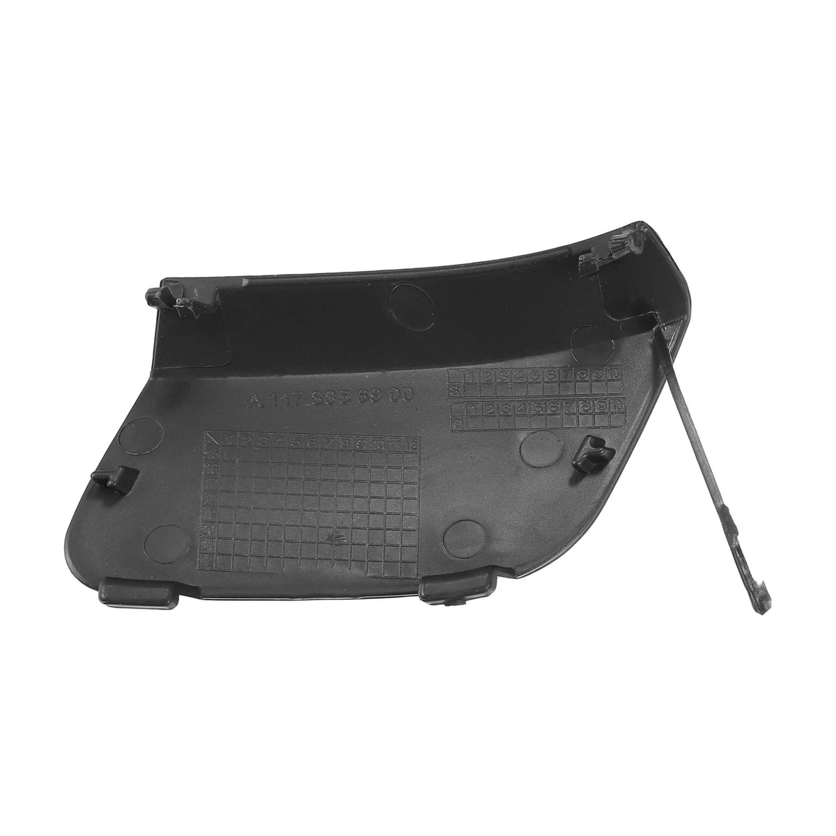 Tow Hook Cover Front Right for Mercedes-Benz CLA250 2017-2019 Black