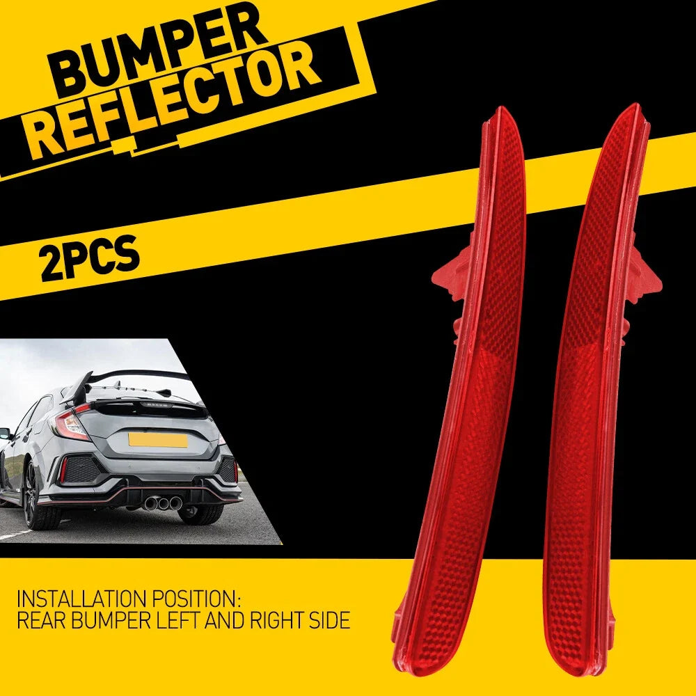 Reflector Lamps LED Tail Brake Light for Honda Civic Hatchback (2017-2021)