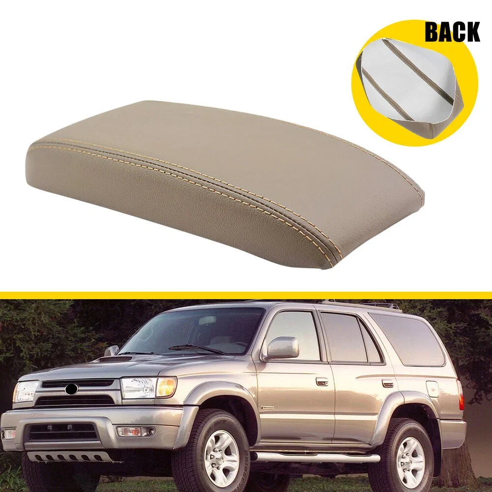 Armrest Center Console Lid Leather Cover for Toyota 4Runner 1995-2002