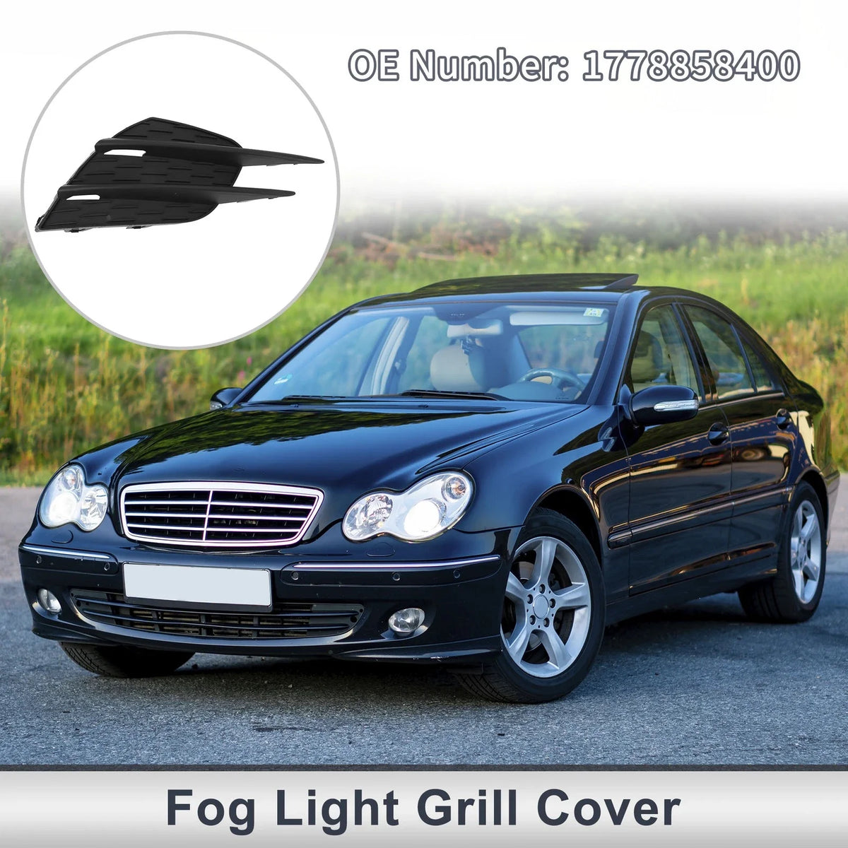 1 Pc Fog Light Grill for Mercedes Benz W177 (2019–2020) No. 1778858400