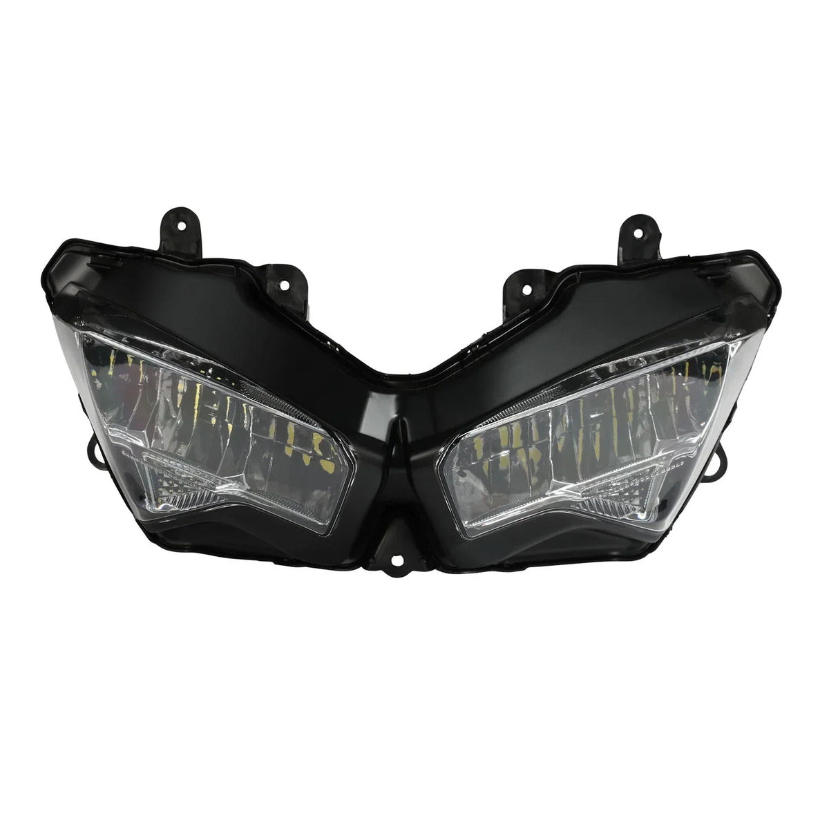 LED Headlight Assembly with Fairing Bracket for 2018-2024 Kawasaki Ninja 400