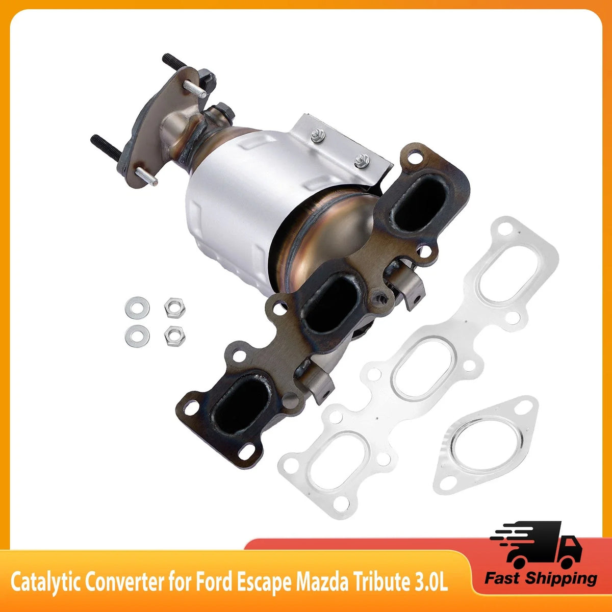 Exhaust Catalytic Converter Manifold for Ford Escape Mazda Tribute (2001–2006)