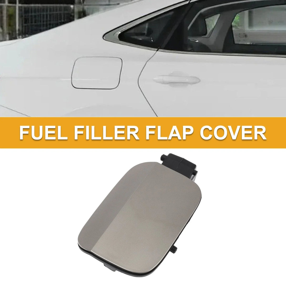 Fuel Tank Door Cap for Volkswagen Passat (2011–2018) Bolt Type No. 561809857 Gold Tone