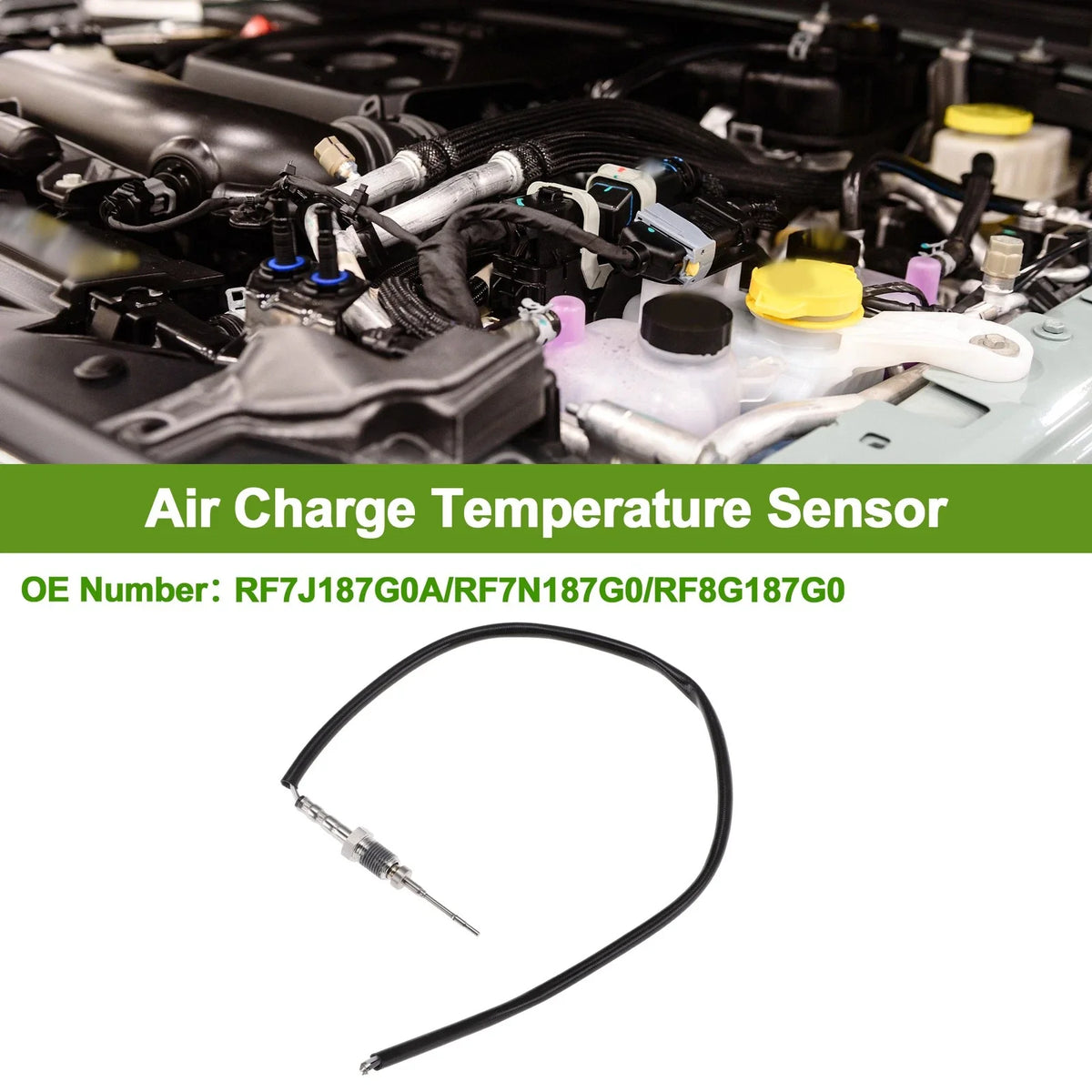 Air Charge Temperature Sensor No.RF7J187G0A for Mazda 3 BK BL 5 CR (2002–2014)