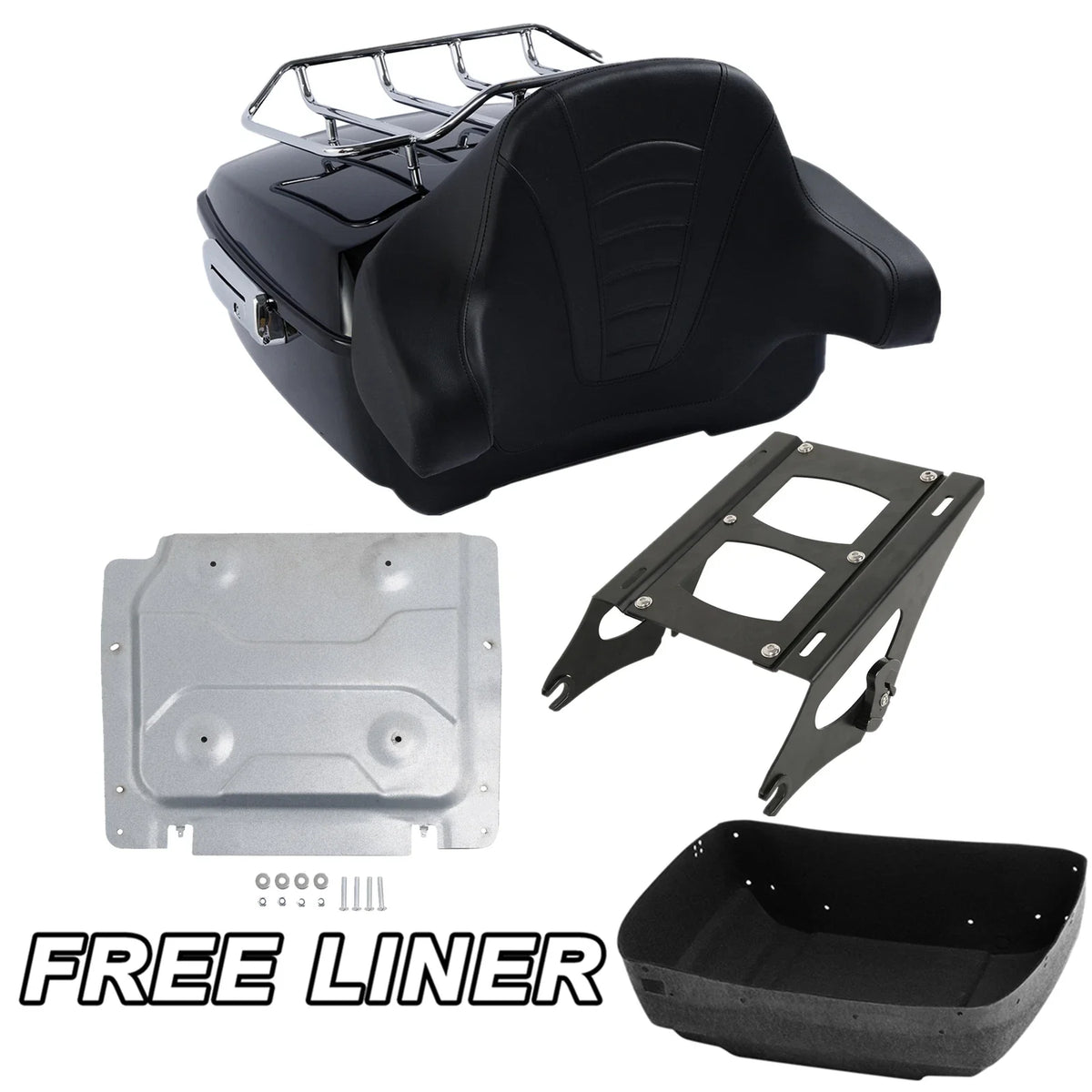 Base Plate for Trunk Pad Mount Rack Harley Road Glide Touring 2014–Present
