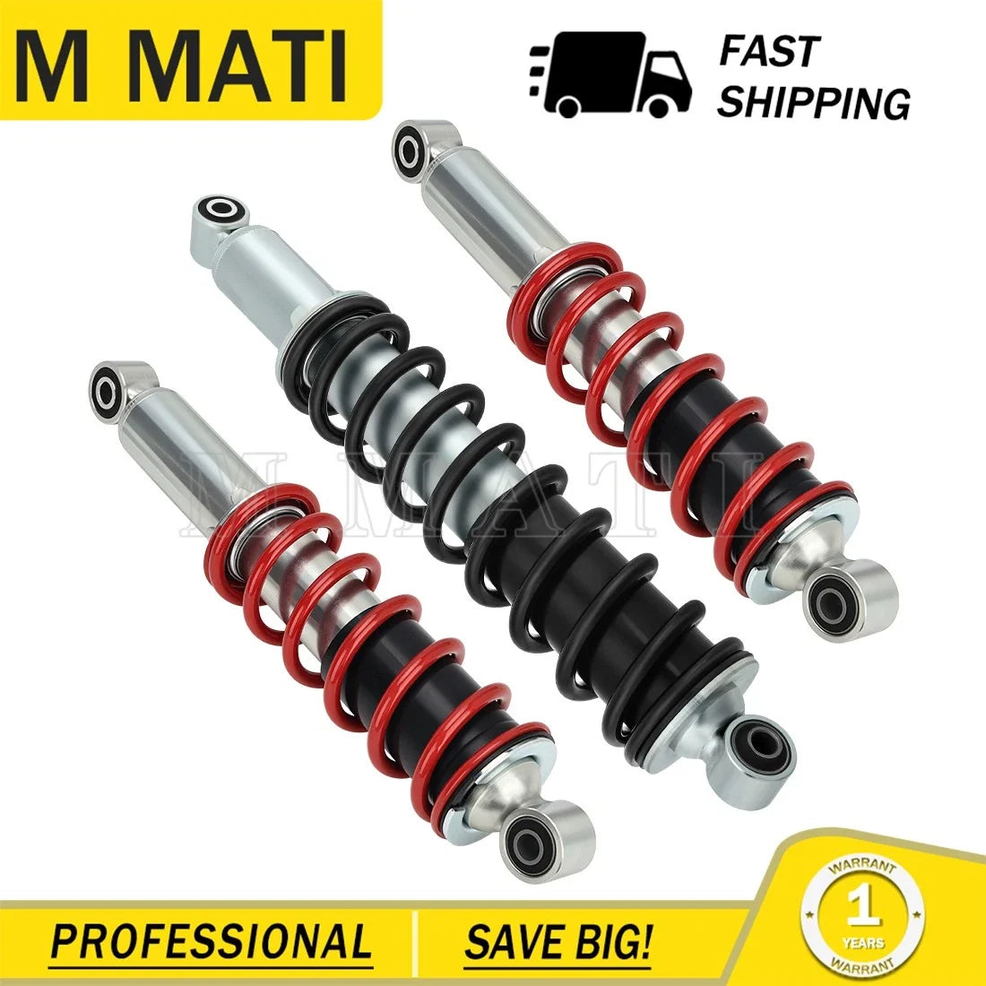 Shock Absorbers Set of 2 Front & Rear for Honda Sportrax 250 2001-2024
