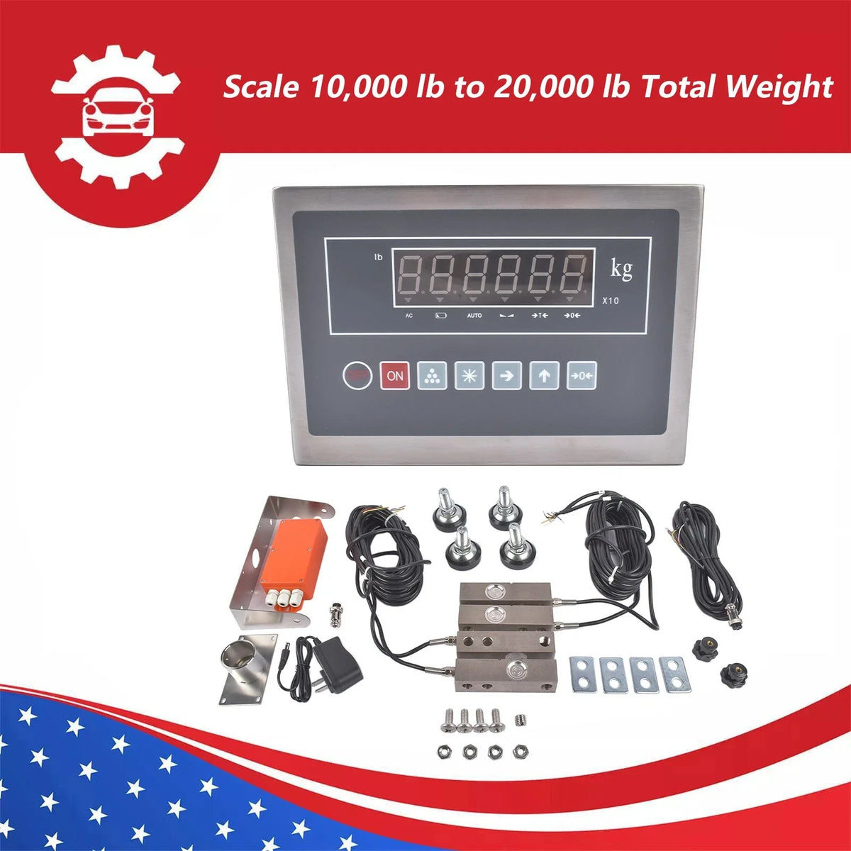 Livestock Scale Kit for Hogs Goats Sheep Alpacas Pigs (Steel Plastic)