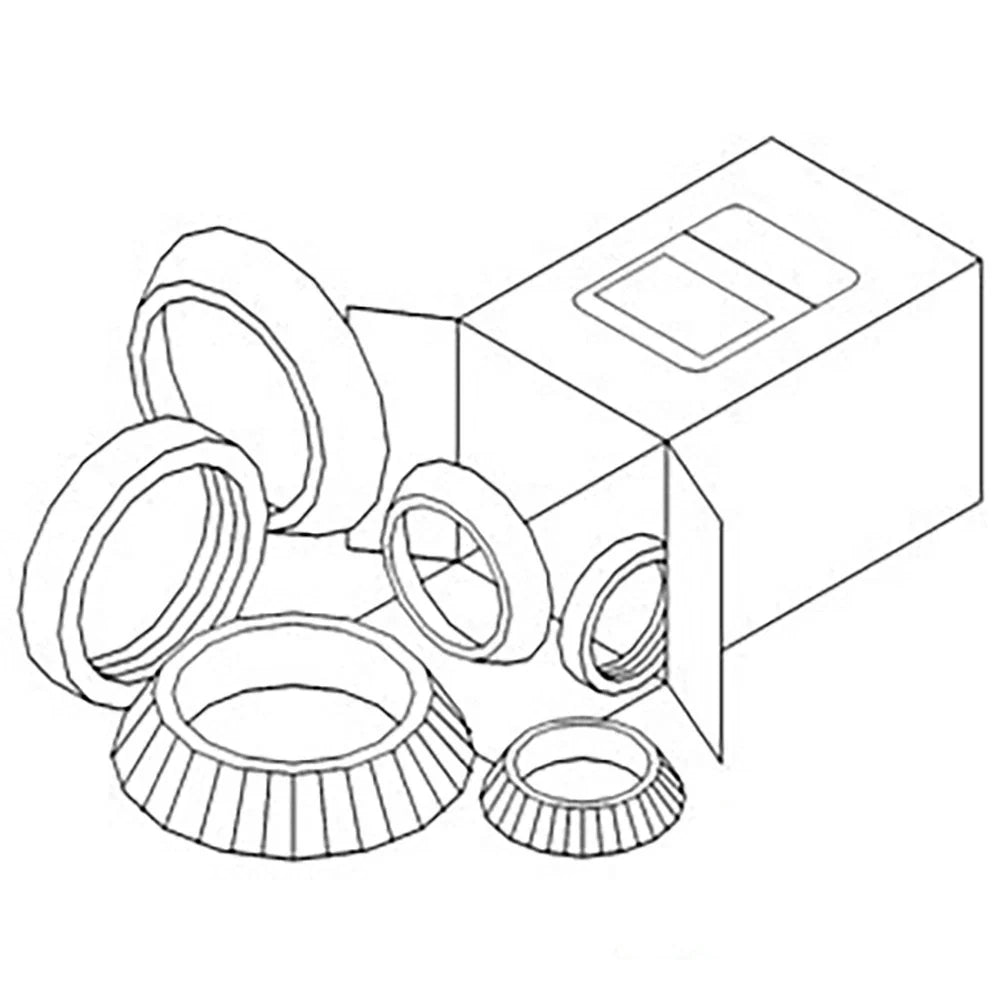 Wheel Bearing Kit EAPN1200B for Ford New Holland 8340 8600 8700 9000 9600 9700