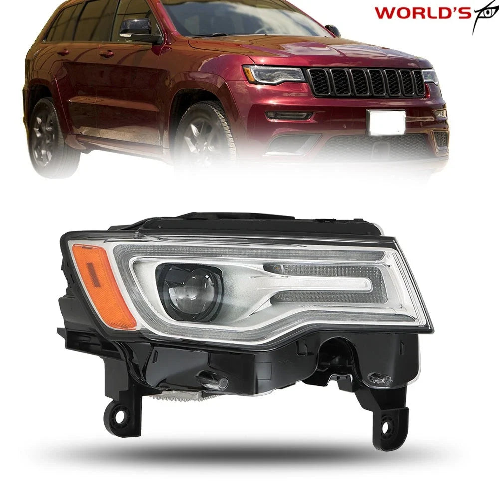Headlight Assembly for Grand Cherokee (2019–2021) Chrome Xenon Right