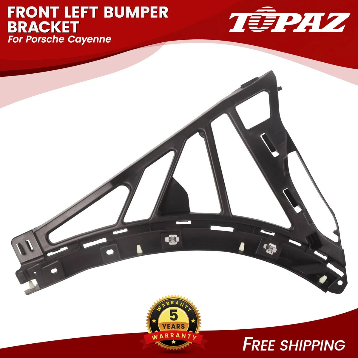 Front Left Driver Side Bumper Bracket for Porsche Cayenne (2011–2014)
