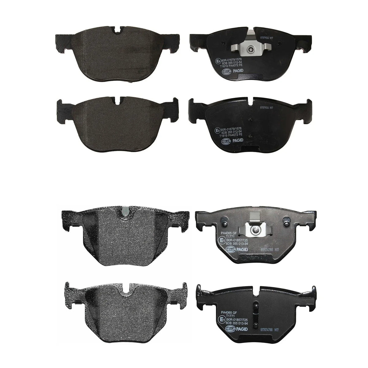 Disc Brake Pads Kit for BMW X5 E70, X6 F16 (2007–2019) - Hella