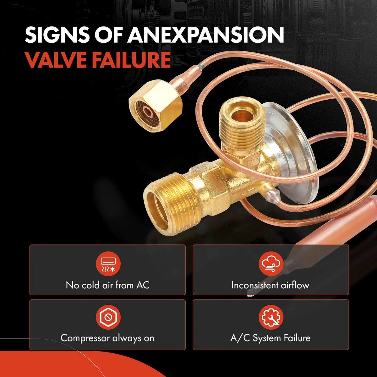 A/C Expansion Valve for 1991-1993 Nissan Sentra NX & 1991-1992 INFINITI G20