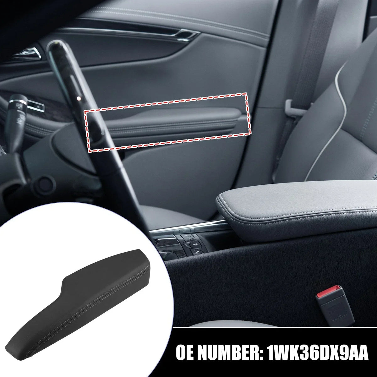 Inner Door Armrest for Front Right of Dodge Charger 2011-2023