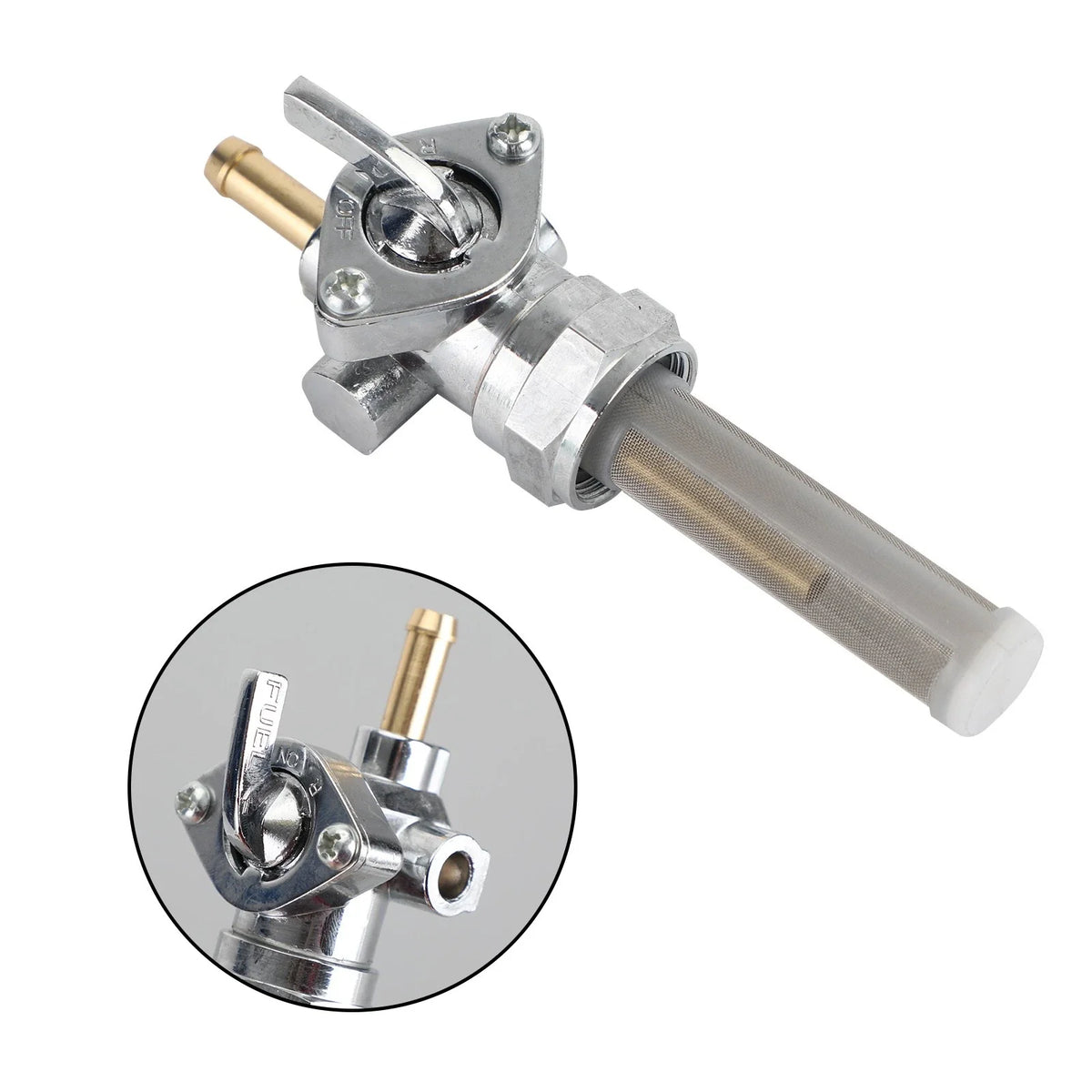Fuel Valve Petcock 22mm for Harley Dyna Super Glide, Electra Glide