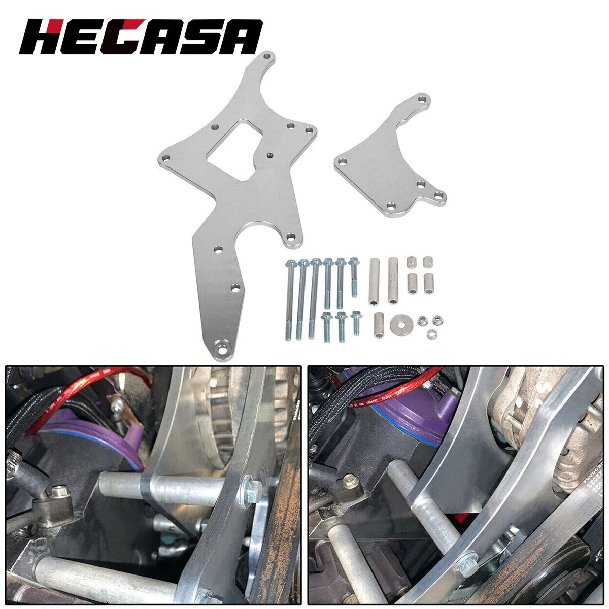 Power Steering Pump Swap Serpentine Bracket for LS Engine