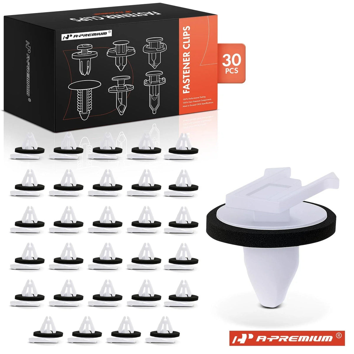 30x Nylon Moulding Clips for Chevy Buick (2013–2020)