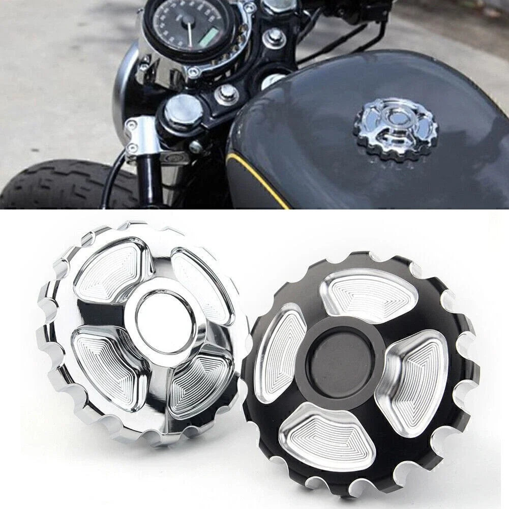 Gas Tank Cap for Harley Sportster XL883 XL1200 48 Dyna Touring Softail (2004–2023)