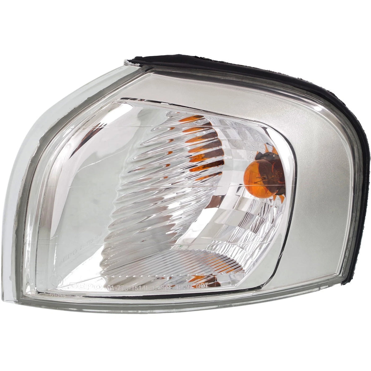 Corner Light for Volvo S80 (2004–2006) Driver Side with Bulb, Chrome Trim